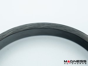 Carbon Fiber Bracelet - Green QV Clover Design 